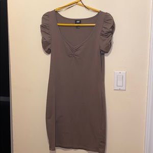 Chocolate H&M Short Sleeve Dress